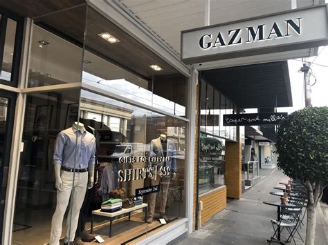 gazman menswear stores.